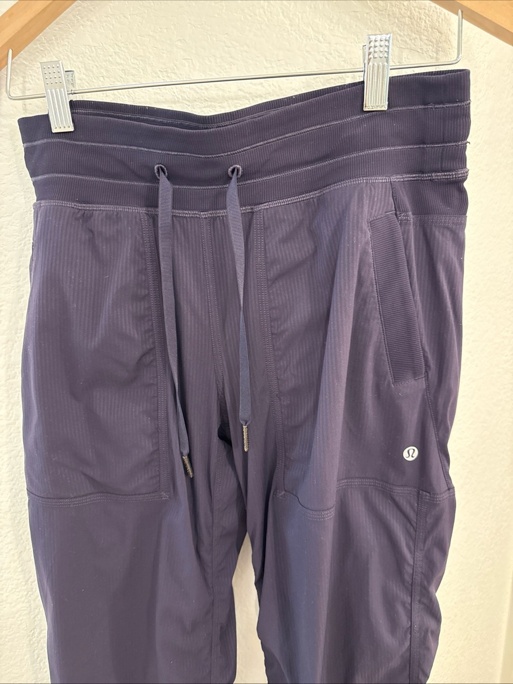 Lululemon Dance Studio Pant Size 6 Purple Ruched Leg